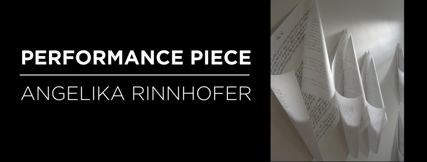 A Priori Performance Piece by Angelika Rinnhofer