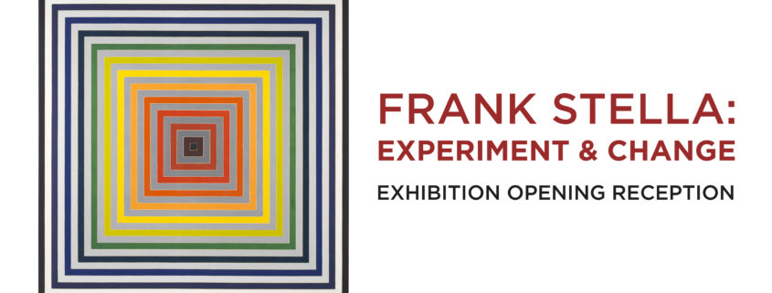 Frank Stella Experiment and Change Member Opening Reception