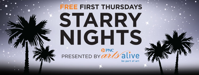 Free First Thursdays Starry Nights presented by PNC Arts Alive