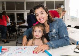 Mother and Child creating art work