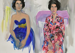 Elaine de Kooning Double Portrait of Selima Stavola