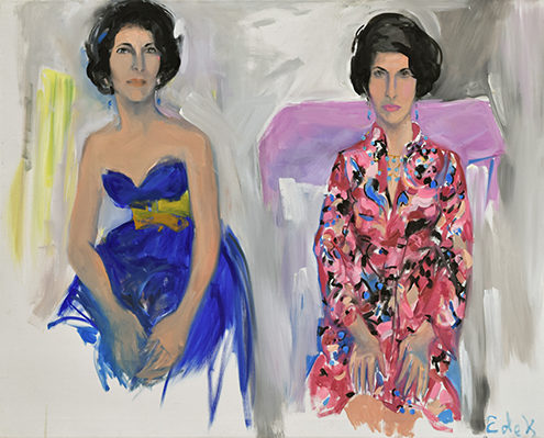 Elaine de Kooning Double Portrait of Selima Stavola