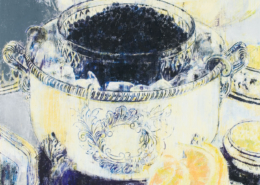 Enoc Perez Caviar, 2007 Oil on canvas Object: 81 in x 75 in / 205.74 cm x 190.5 Hall Collection. Courtesy Hall Art Foundation. © Enoc Perez