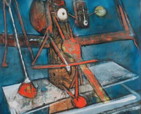 Roberto Matta The Prophet, 1948. NSU Art Museum Fort Lauderdale; promised gift of Stanley and Pearl Goodman