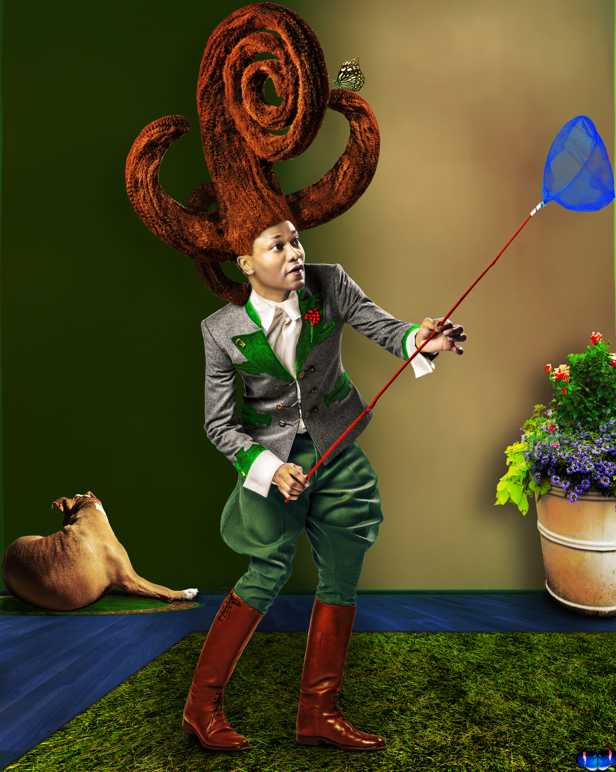 Iké Udé, Sartorial Anarchy #26, 2019. Courtesy of Leila Heller Gallery on behalf of artist, Iké Udé.