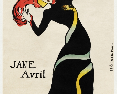 Henri de Toulouse-Lautrec, Jane Avril, 1899. Color lithograph. Courtesy Henri De Toulouse-Lautrec The Firos Collection