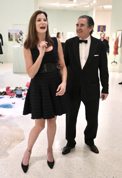 Stephanie Seymour and Peter Brant