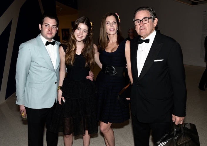 Stephanie Seymour. Peter Brant, and family