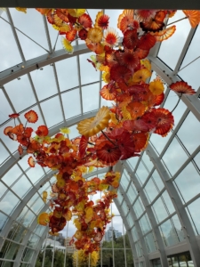 Dale Chihuly, glass sculpture, Chihuly Garden and Glass, Seattle, WA