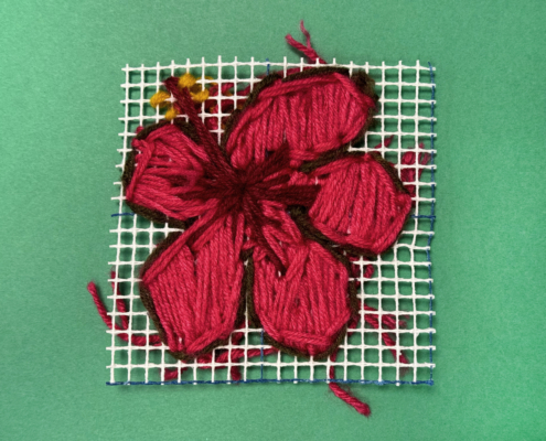 Yarn flower