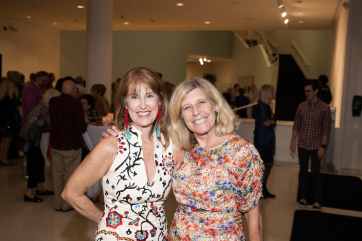 Guests attending the opening of Walasse Ting: Parrot Jungle at NSU Art Museum Fort Lauderdale.