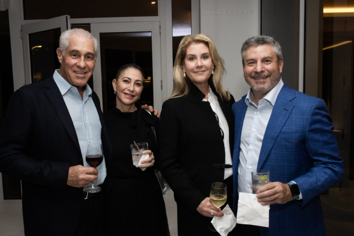 Stephanie Krass, Howard Krass, and Museum guests