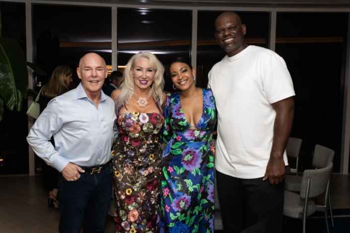 Andrew Heller, Tanya Heller, Bailey Mashburn, Jamal Mashburn