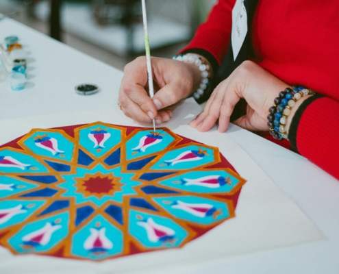 Kaleidoscope painting