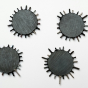 Four pointy circles