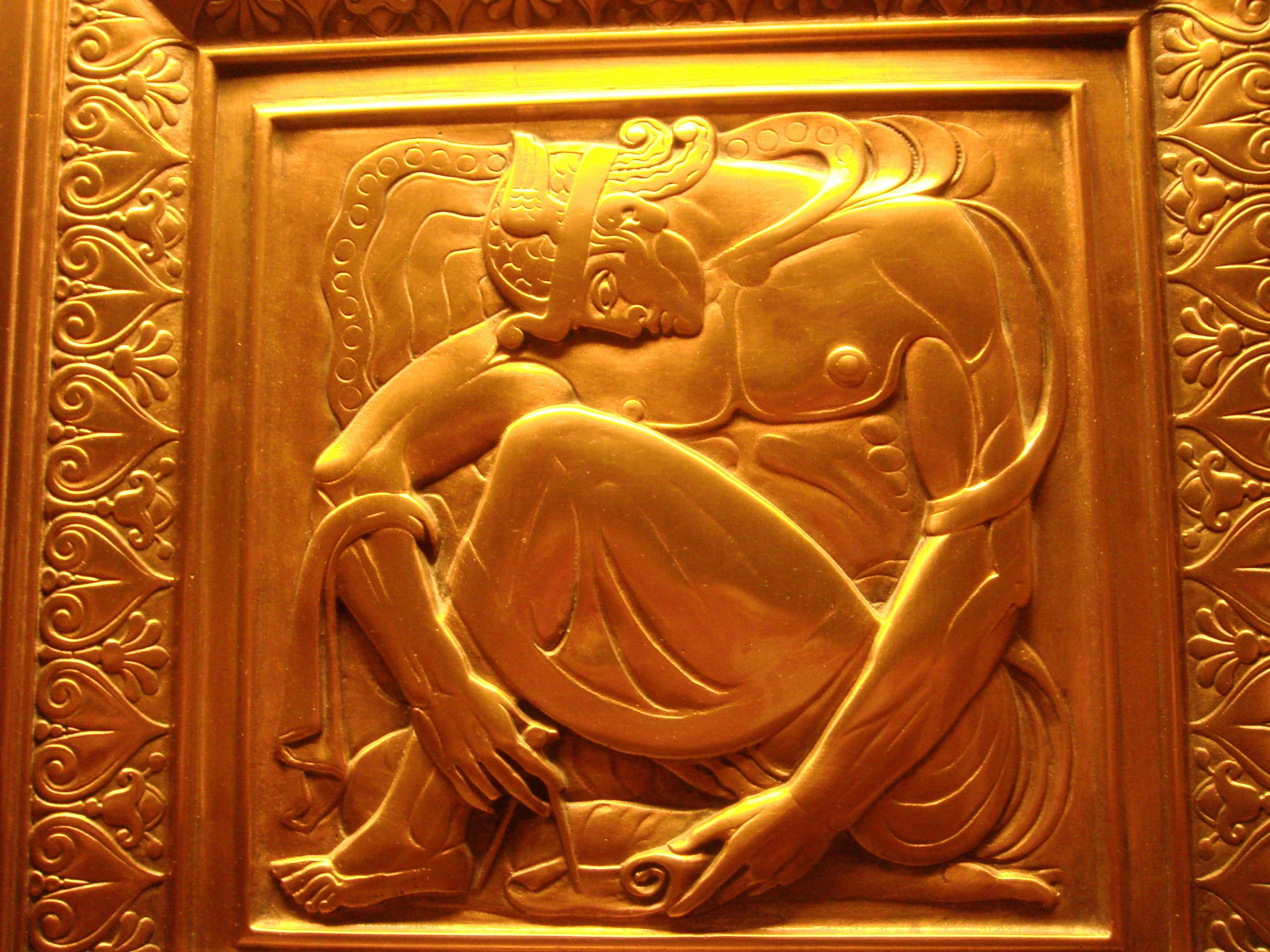 Metal Engraving Of Person