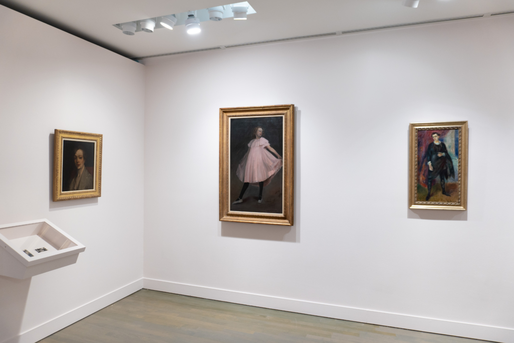 DSC02249 Installation image of A Backward Glance: Highlights from the William J. Glackens Collection, 2025. Courtesy of NSU Art Museum Fort Lauderdale.