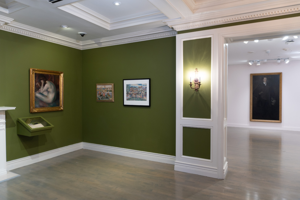 DSC02259 Installation image of A Backward Glance: Highlights from the William J. Glackens Collection, 2025. Courtesy of NSU Art Museum Fort Lauderdale.