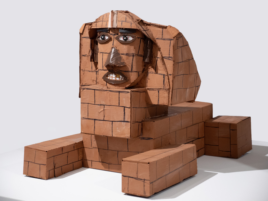 Cardboard Sphinx