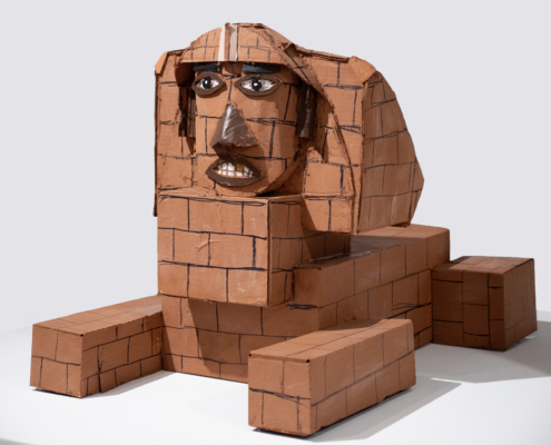 Cardboard Sphinx
