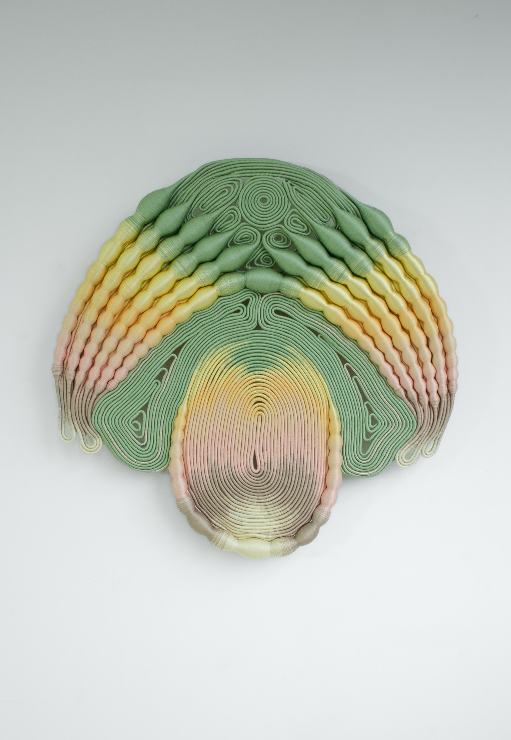 Courtesy of the artist, Joana Schneider via https://www.joanaschneider.nl/ Joana Schneider, Light Child, 2023, discarded rope, rescued yarn.