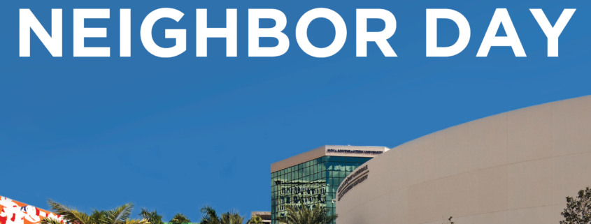 Exterior of Museum with Neighbor Day Text