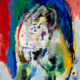 Asger Jorn, Individuum Ineffable (Ineffable Personality), 1966, Acrylic on paper mounted on canvas, 21.7 x 18.5 in (55.2 x 46.9 cm), NSU Art Museum Fort Lauderdale; Cobra Collection; gift of Golda and Meyer Marks M-98.30. © 2025 Donation Jorn, Silkeborg / Artists Rights Society (ARS), New York / VISDA; Photograph by Angelika Rinnhofer