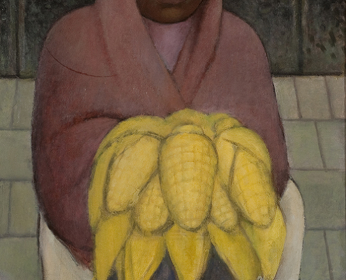Diego Rivera, "La vendedora de elotes (The Corn Seller)," 1926