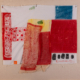 Robert Rauschenberg, Switchboard (Airport Suite), 1974, Relief and intaglio print on fabric with collage elements, 32 in x 36 in (81.2 x 91.4 cm), NSU Art Museum Fort Lauderdale; gift of Mr. and Mrs. Francis McCahill 77.36. © 2025 Robert Rauschenberg Foundation / Licensed by VAGA at Artists Rights Society (ARS), NY