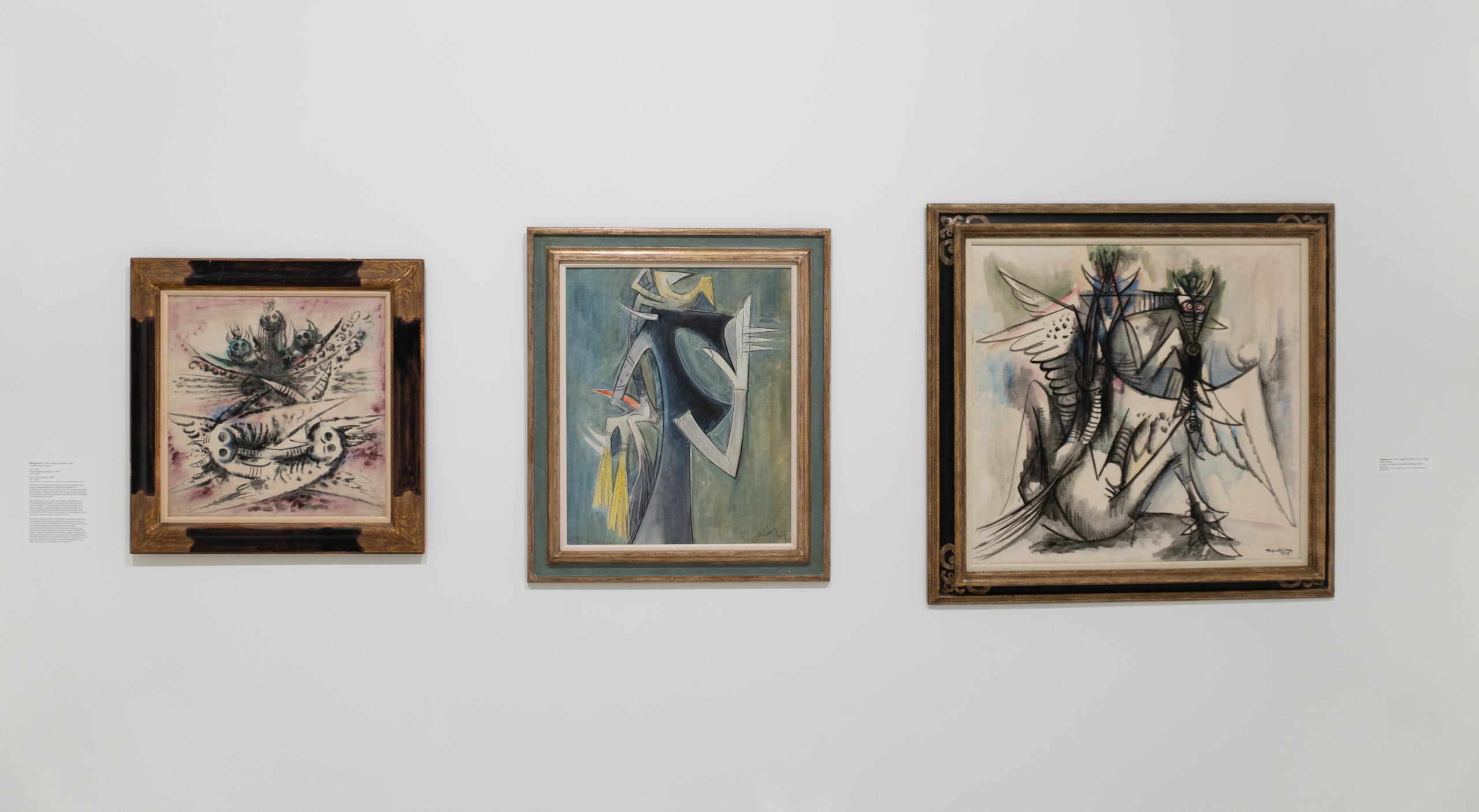 Installation image of The Riddle of the Sphinx and Other Mysteries, 2025. Courtesy of NSU Art Museum Fort Lauderdale.