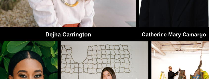 Headshots of Dejha Carrington, Catherine Mary Camargo, Wendy François, Luna Palazzolo-Daboul, and Kennedy Yanko.