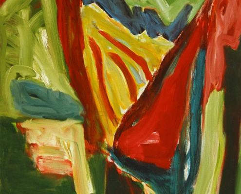 Colorful Diana Motta Painting