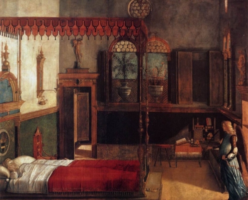 Vittore carpaccio, Dream of St Ursula 01