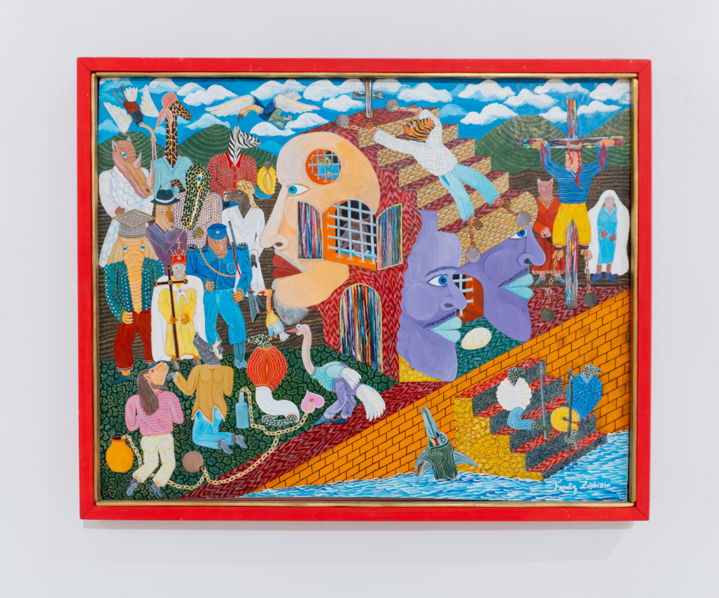 Installation images from Frantz Zéphirin: The Messenger, 2026. Courtesy of NSU Art Museum Fort Lauderdale.