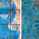 From left to right: Edouard Duval-Carrié, The Indigo Room or Is Memory Water Soluble?, 2004. NSU Art Museum Fort Lauderdale; acquired by exchange through the Dorothy A. Smith Bequest. Frantz Zéphirin, La Métamorphose d’Erzulie, 1996. Acrylic on canvas. NSU Art Museum Fort Lauderdale; gift of Carol J. Horning.