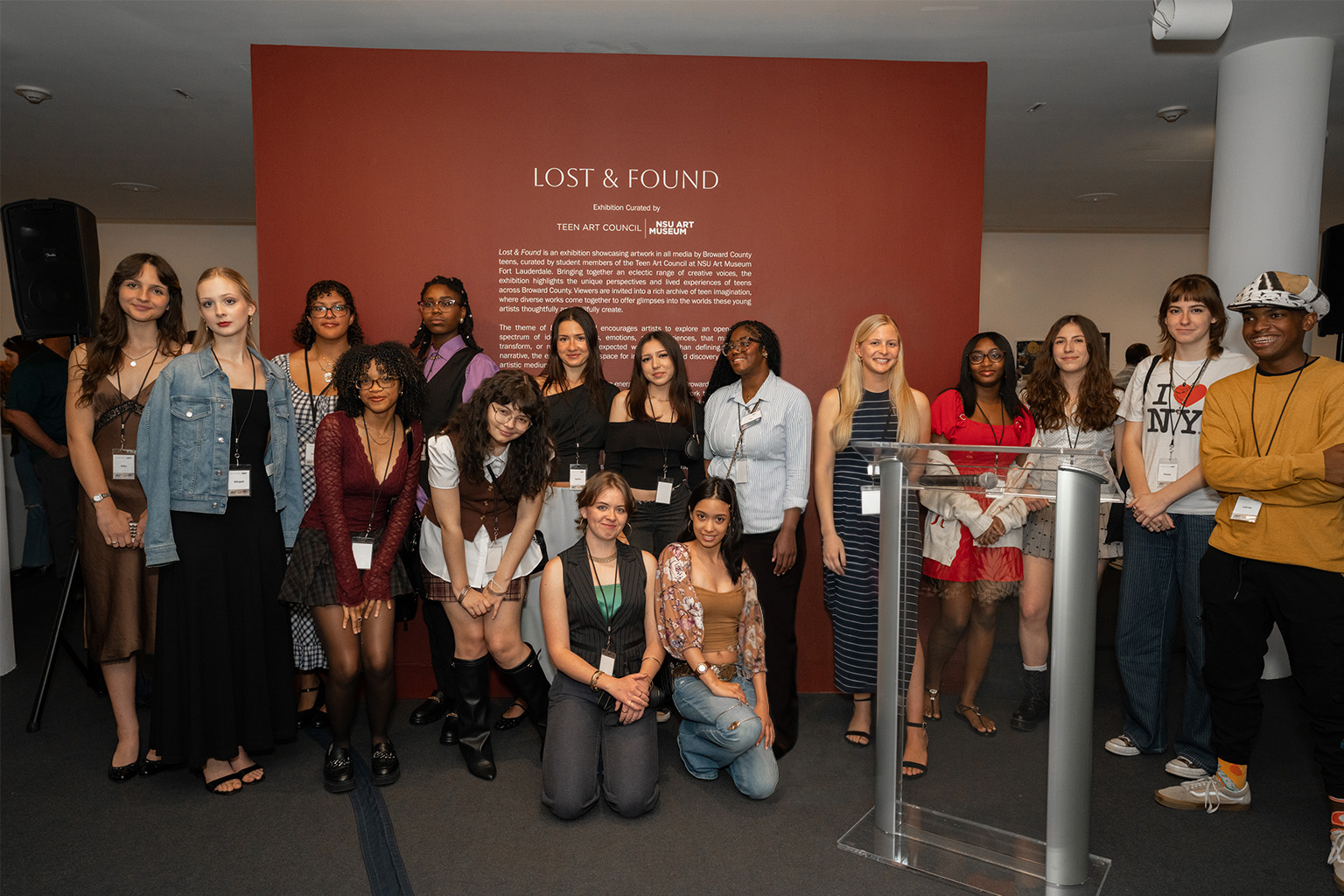 Teen Art Council Group Photo 2026