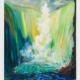 [TT1.1][TT1.2]Shara Hughes. Niagara, 2024. Oil, Acrylic, and dye on canvas. 96 x 72 inches. Photo: JSP Art Photography. Courtesy of David Kordansky Gallery.