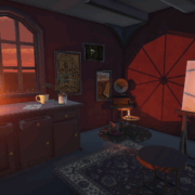 VR interior room with window