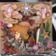 Forest scene made of cardboard and paper