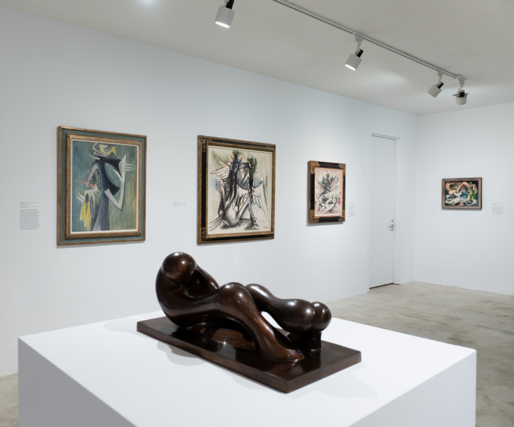 Installation image of Wifredo Lam's Legacy, 2026. Courtesy of NSU Art Museum Fort Lauderdale.