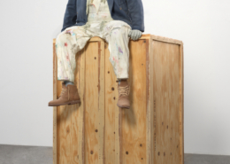 Urs Fischer Julian, 2014 Paraffin wax, microcrystalline wax, encaustic pigment, oil paint, steel, wicks
