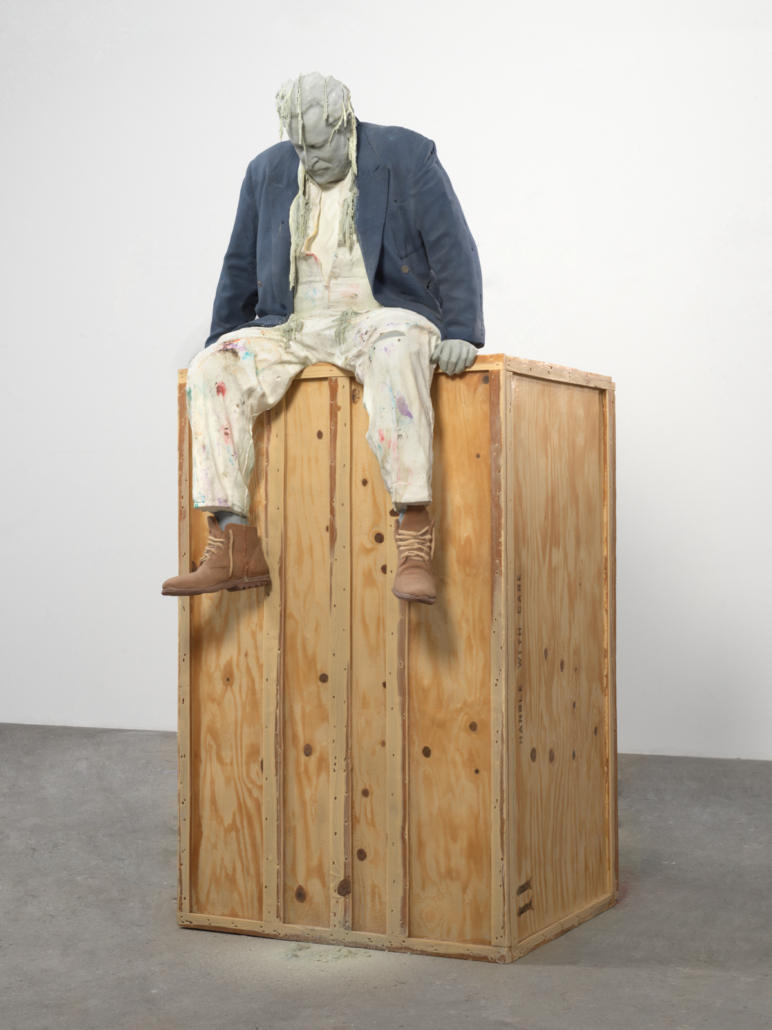UrsFischerJulian Urs Fischer Julian, 2014 Paraffin wax, microcrystalline wax, encaustic pigment, oil paint, steel, wicks